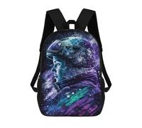 sinyumoney Space Explorer Art Print -1 Backpack School Lightweight Airport College Students Back Pack for Girl, Teen Girls 17inch
