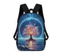 sinyumoney Space Fantasy Landscape Rucksack Lightweight Casual Daypack School Backpacks for Campus Outdoor Travel Sports 17inch