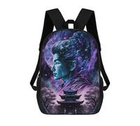 sinyumoney Space Fantasy Pagoda Art Print Backpack School Bag Business Durable Laptop Bag for Boys/Girls/Teenagers 17inch