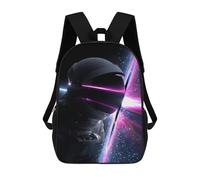 sinyumoney Space Helmet with Camera School Backpack Lightweight Airport College Students Back Pack for Boys/Girls/Teenagers 17inch