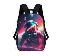sinyumoney Space Invasion Children's School Backpack Fashion Casual Children's Backpacks 3D Printed School Bags Boy Large Backpack 17inch