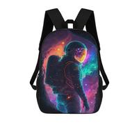 sinyumoney Space Is Wild Backpack School Bag School Secondary High School College Backpack Travel for Boys/Girls/Teenagers 17inch