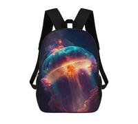 sinyumoney Space Jellyfish Milky Way School Backpack Schoolbags For Girls Boys Backpack With Pocket Fashion School Bag Kids Backpack 17inch