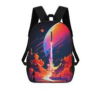 sinyumoney Space Journey Backpack School Lightweight Schoolbag Dayback Bookbag College for Girl, Teen Girls 17inch