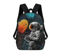 sinyumoney Space Love Balloon Adventure Backpack School Bag Daypacks Business Backpack Water Resistant Bookbag for Girls Boys Teenage 17inch