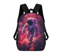 sinyumoney Space Man School Bags Water Resistant Travel Backpack Computer Bag for Campus Outdoor Travel Sports 17inch