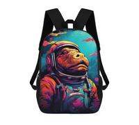 sinyumoney Space Monkey Adventure -1 School Bags Large Water Resistant Laptop Backpack - Perfect for Travel, Work And Daily Use 17inch