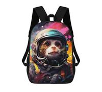 sinyumoney Space Monkey Adventure School Backpack Business Laptop Rucksack Bag Unisex Casual Daypack for Men, Women & Teenage Boys 17inch