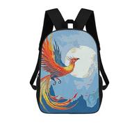 sinyumoney Space Phoenix School Backpack Work Laptop Backpack Rucksack Bag for Teenage Girls Boys Women Men 17inch