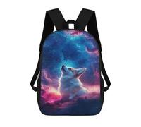 sinyumoney Space Pup Adventure -1 Backpack School Computer Rucksack for School/Work/Travel- Perfect for Travel, Work And Daily Use 17inch