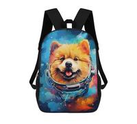 sinyumoney Space Pup Adventure -14 Rucksack Water Resistant Computer Rucksack for Camping Outdoor Adventures And Daily Travel 17inch