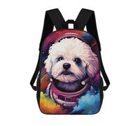 sinyumoney Space Pup Adventure -22 Backpack School Work Business College School for Men, Women & Teenage Boys 17inch