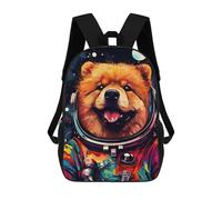 sinyumoney Space Pup Adventure -30 School Bags Large Water Resistant Laptop Backpack - Perfect for Travel, Work And Daily Use 17inch