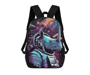 sinyumoney Space Rhino Adventure -1 School Backpack Work Business College School for School/Work/Travel 17inch