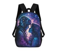 sinyumoney Space Romance Astronaut And Woman in Starry Night Backpack School Large School Backpack for Boys for Teenage Girls Boys Women Men 17inch
