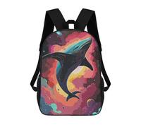 sinyumoney Space Shark Backpack School Business Durable Laptop Bag for Camping Outdoor Adventures And Daily Travel 17inch