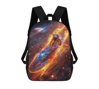 sinyumoney Space Surfer Backpack School Bag Business Laptop Rucksack Bag Unisex Casual Daypack for School/Work/Travel 17inch