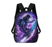 sinyumoney Space Surfing Adventure Backpack School Large School Backpack for Boys for Teenage Girls Boys Women Men 17inch