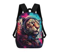 sinyumoney Space Tiger Adventure Backpack School Bag Fashion Stationery Backpack Waterproof Casual Daypacks- Perfect for Travel, Work And Daily Use 17inch