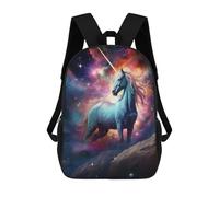sinyumoney Space Unicorn Backpack School Lightweight Schoolbag Dayback Bookbag College for Men/Women 17inch