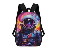 sinyumoney Space Walk School Bags High Secondary School Bags Casual Backpack for Camping Outdoor Adventures And Daily Travel 17inch