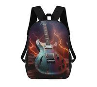 sinyumoney Space Wood Guitar School Bags Water Resistant School Bag Business Backpack for Campus Outdoor Travel Sports 17inch