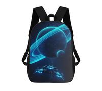 sinyumoney Spacecraft Near Saturn Rucksack Computer Rucksack for School/Work/Travel for Girl, Teen Girls 17inch