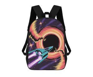 sinyumoney Spaceship near A Black Hole Backpack School Bag School Secondary High School College Backpack Travel for Teenage Girls Boys Women Men 17inch