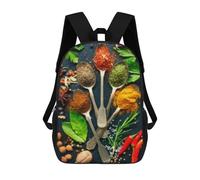 sinyumoney Spice Blends for Cooking-12 Backpack School Lightweight Airport College Students Back Pack for Campus Outdoor Travel Sports 17inch