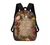 sinyumoney Spice Blends for Cooking-4 School Bags Large Water Resistant Laptop Backpack for Boys/Girls/Teenagers 17inch