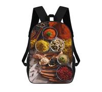 sinyumoney Spice Blends for Cooking-9 Children's 17 Inch School Backpack 3D Printed Cool Knapsack for Kids Travel Rucksacks Book Bags Kids School Bag