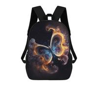 sinyumoney Spirit Animal Butterfly School Bags Lightweight Airport College Students Back Pack for School/Work/Travel 17inch
