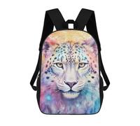 sinyumoney SpiritAnimal Snow Leopard Rucksack Water Resistant School Bag Business Backpack for Boys/Girls/Teenagers 17inch