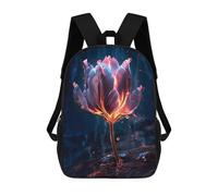sinyumoney Spiritual Fire Flower School Backpack Large Water Resistant Laptop Backpack for Teenage Girls Boys Women Men 17inch