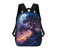 sinyumoney Spiritual Purple Tree Rucksack Computer Rucksack for School/Work/Travel for Teenage Girls Boys Women Men 17inch