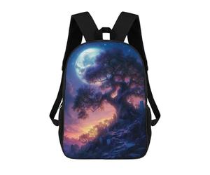 sinyumoney Spiritual Purple Tree Rucksack Computer Rucksack for School/Work/Travel for Teenage Girls Boys Women Men 17inch