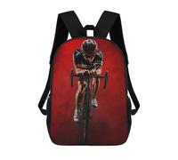 sinyumoney Splatter Bike Racer Backpack School Work Laptop Backpack Rucksack Bag for Men, Women & Teenage Boys 17inch