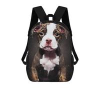 sinyumoney Splatter Bulldog Child Backpack School Bag Rucksack for Girls Boys Backpacks Large Capacity Kids Back Pack Lightweight School Bags for Children Students 17inch