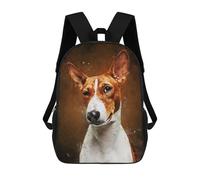 sinyumoney Splatter Face Dog Backpack School Bag Rucksack Casual Daypacks School Work Travel Bag for Girl, Teen Girls 17inch