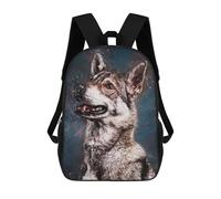 sinyumoney Splatter Hunter Dog Children’s Backpack Girls Boys, Rucksack Bag, Daypack, Primary School, Perfect for Back to Kids School Or PE, Gifts And Travel 17inch