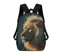 sinyumoney Splatter King Lion Backpack School Bag Business Laptop Rucksack Bag Unisex Casual Daypack for School/Work/Travel 17inch