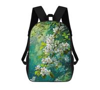 sinyumoney Spring Blossom Painting School Backpack Business Durable Laptop Bag for Camping Outdoor Adventures And Daily Travel 17inch