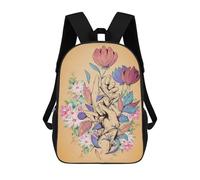 sinyumoney Spring Flowers Blooming School Backpack Lightweight Schoolbag Dayback Bookbag College for Men, Women & Teenage Boys 17inch