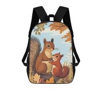 sinyumoney Squirrel Family Ronaldo Backpack, Children's Backpack, Student School Bag, Book Bag, 3D Printed School Bag For Boys And Girls, 17inch