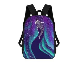 sinyumoney Star Eater Northern Ligts Backpack School High Secondary School Bags Casual Backpack for Teenage Girls Boys Women Men 17inch