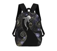 sinyumoney Star Eater VanGogh COLORED School Backpack Schoolbags For Girls Boys Backpack With Pocket Fashion School Bag Kids Backpack 17inch