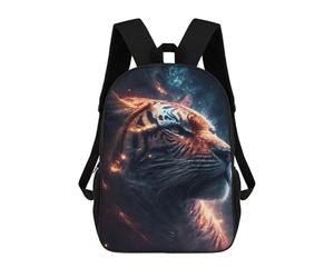 sinyumoney Star Hunter Tiger School Backpack Lightweight Schoolbag Dayback Bookbag College for Teenage Girls Boys Women Men 17inch