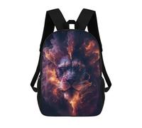 sinyumoney Star Sovereign Lion Backpack 3D Printed Kids School Backpack High Capacity Travel Backpacks Book Bags Kids Backpack 17inch