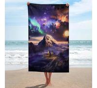 sinyumoney Stargazer's Dreamscape Towel 1pc Absorbent Quick Drying Beach Towel Bath And Pool 130cm*80cm