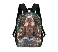 sinyumoney Starlight Queen Backpack School Backpack Kids School Bag Large Capacity Kids Backpack for School Rucksack 3D Book Bag Gifts for Kids 17inch